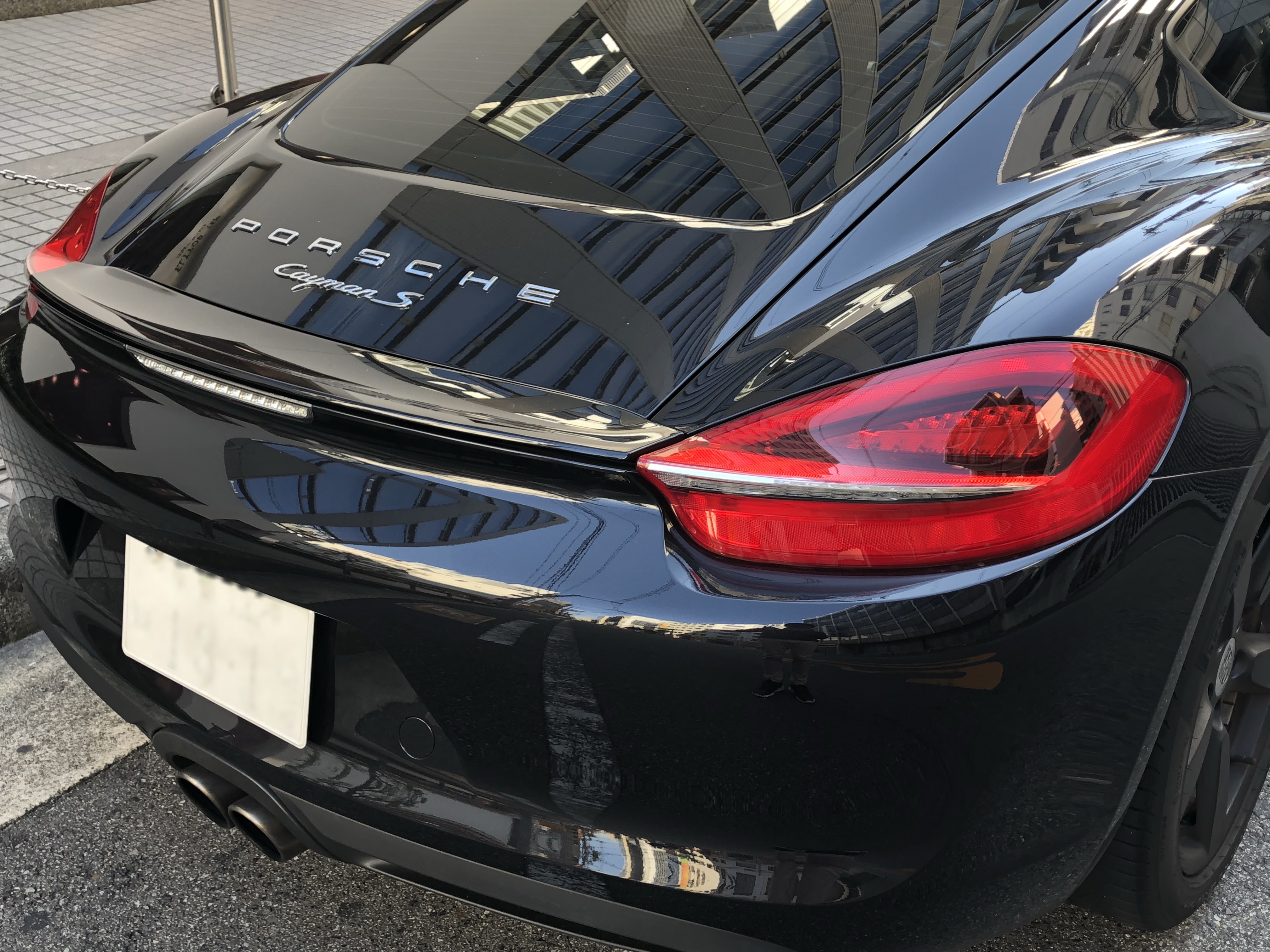 ポルシェ 981ケイマン porsche cayman ティンドットテールランプ